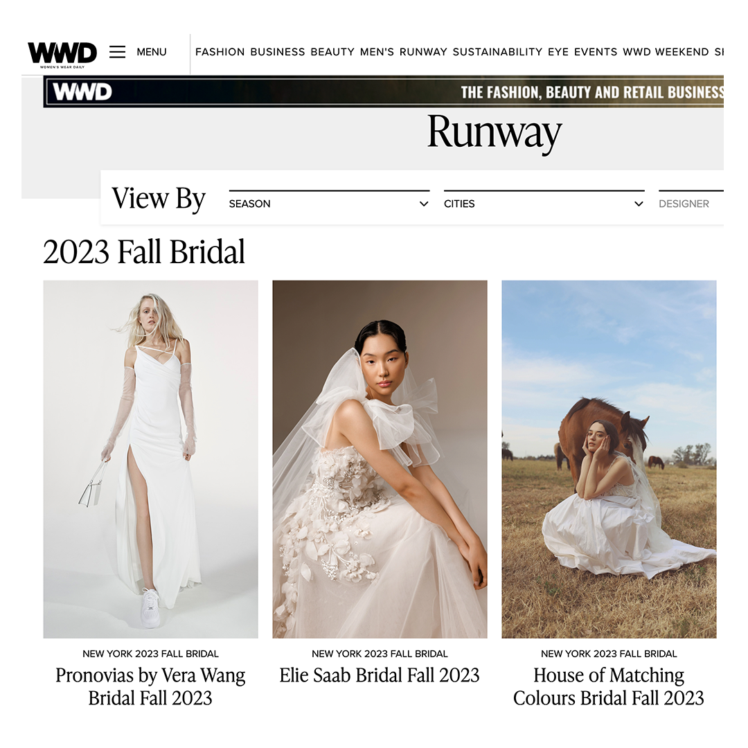 WWD 2023 Fall Bridall